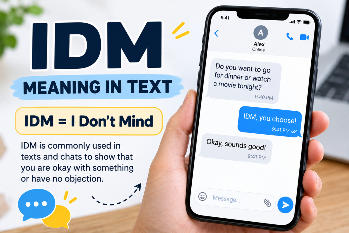 idm meaning in text